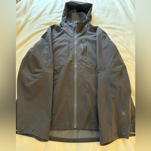 Lululemon Live in Practice Jacket Mens Large Full Zip Softshell Hooded
